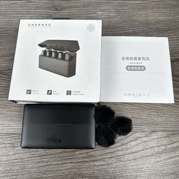 JOSTART Wireless Lavalier Microphone for iPhone Plug-Play with Charging Case - Picture 1 of 6